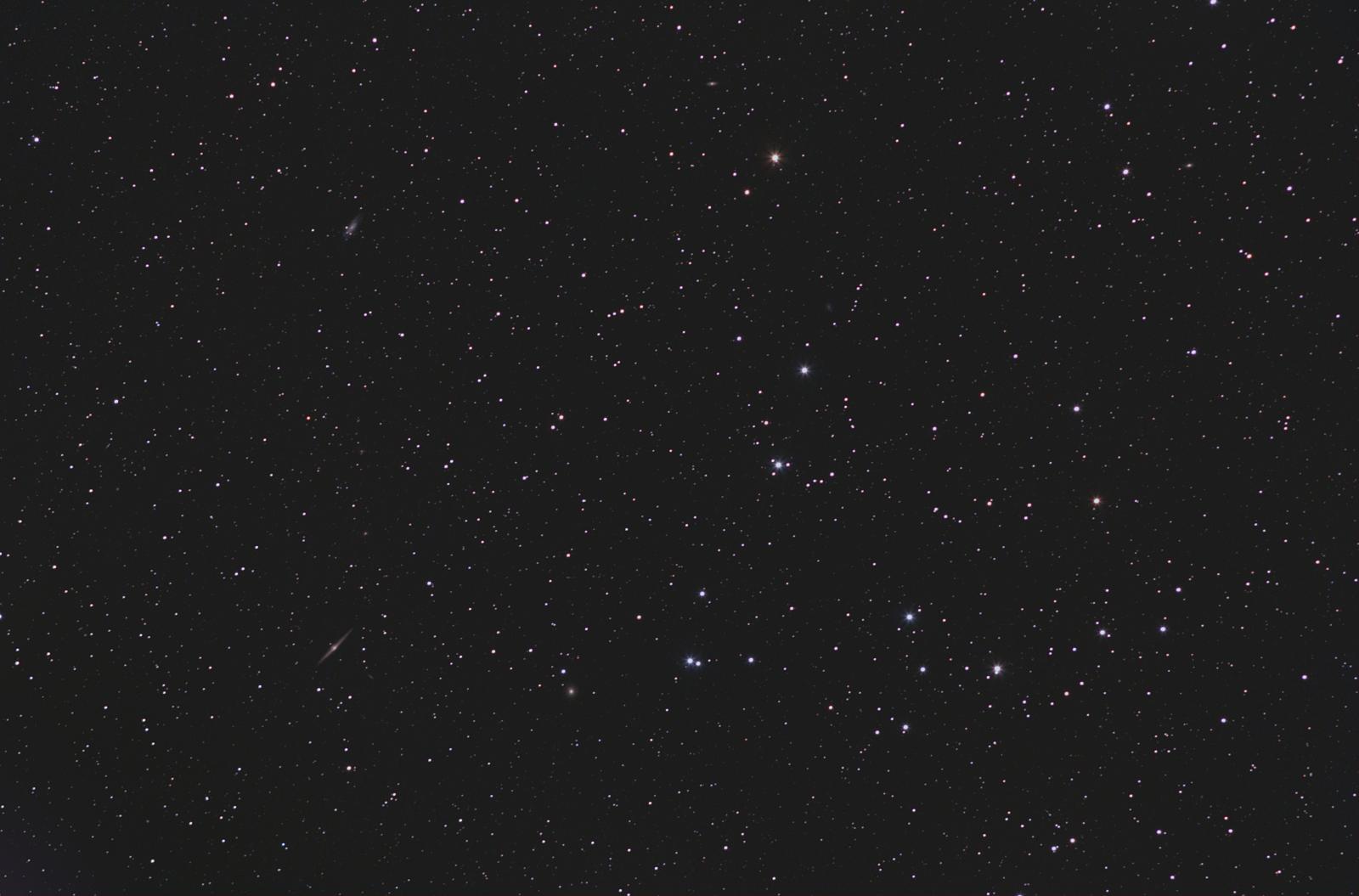 De Coma-sterrenhoop is zo groot dat men hem eigenlijk met een telelens moet fotograferen (hier een 200mm) en niet met een telescoop! Foto: Philippe Mollet, Mira