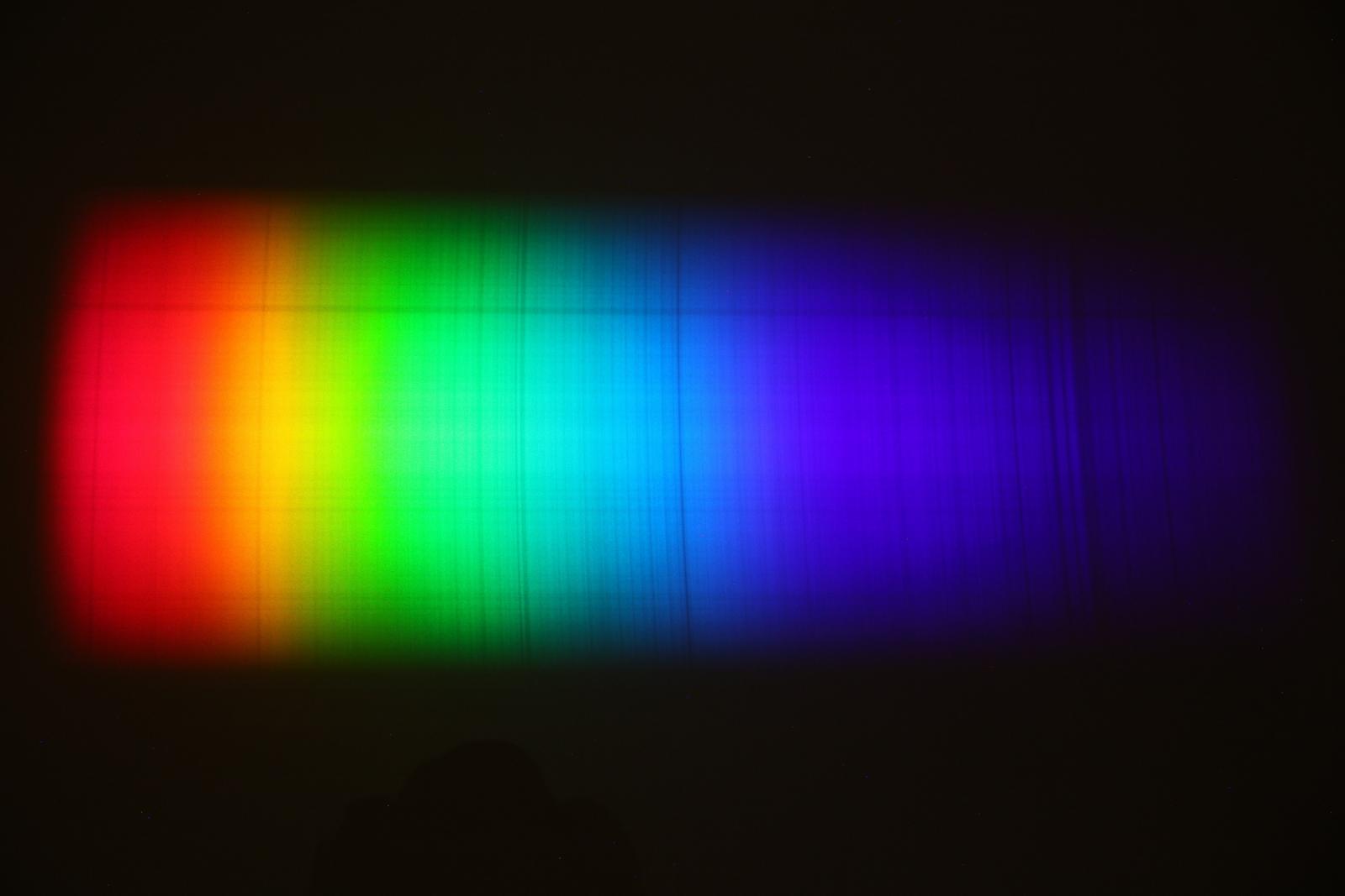 Spectrum via heliostaat